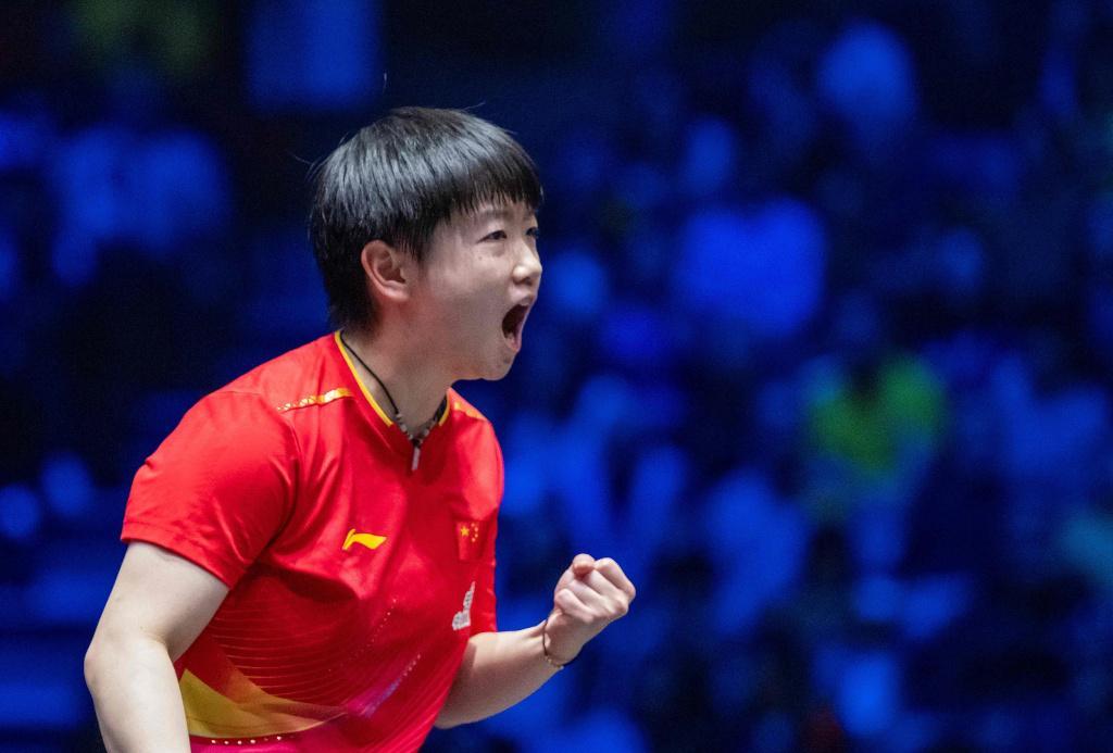 孙颖莎4比2击败王曼昱，摘得WTT欧洲大满贯女单冠军